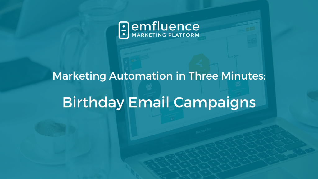 how to build a birthday email campaign